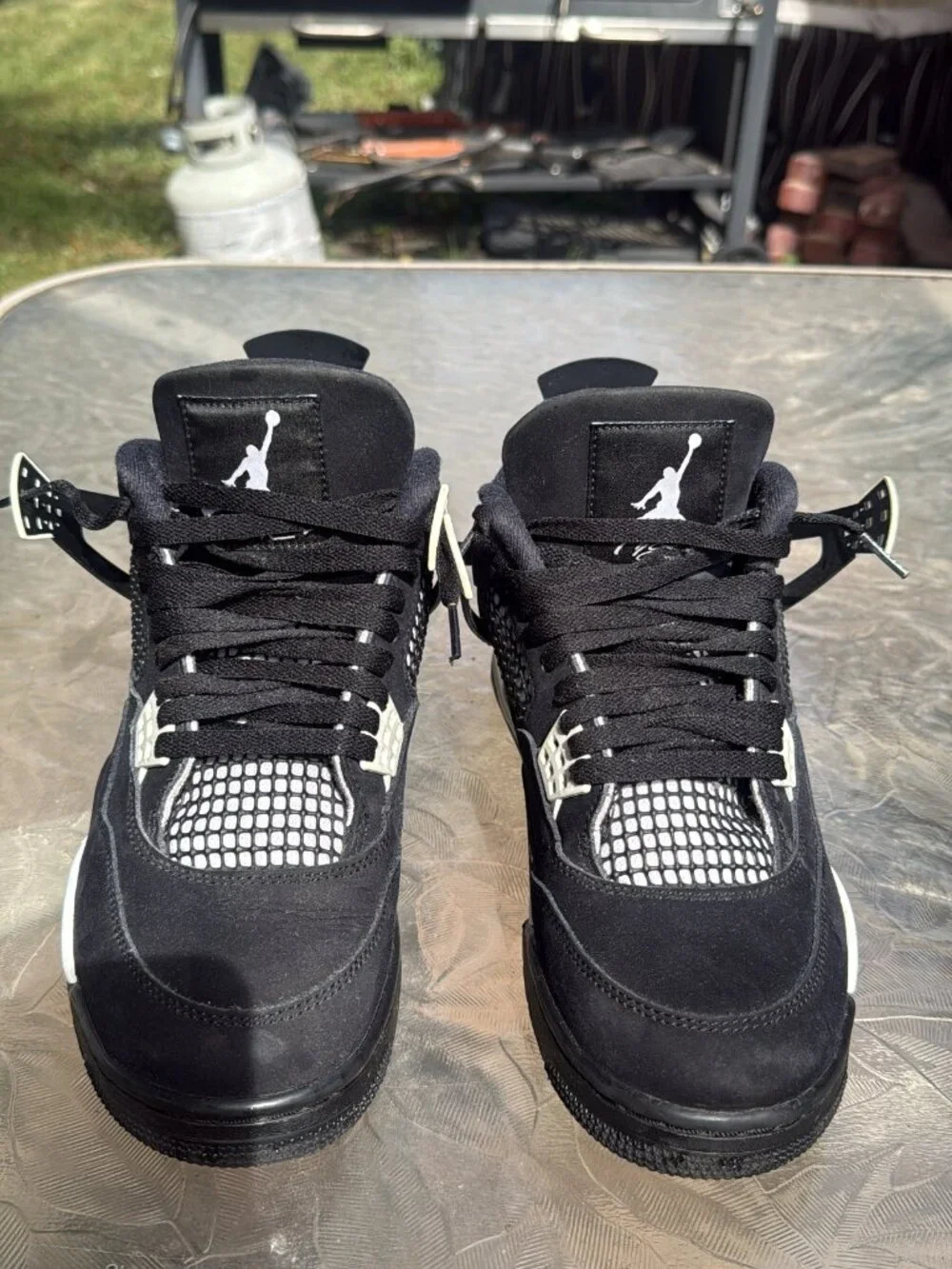 Jordan 4 White Thunder Men Size 10